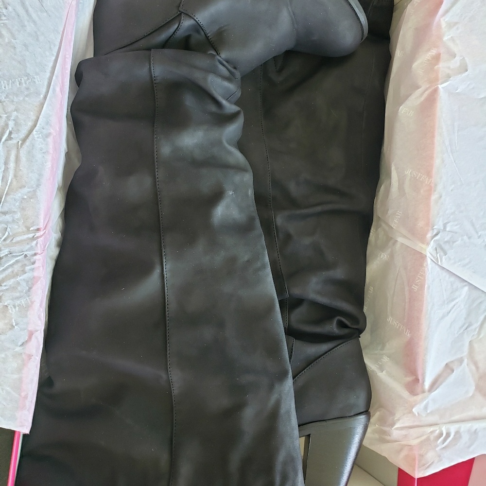 JUSTFAB Knee High Boots